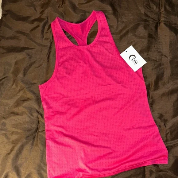 Zyia Active Women's Vibrant Pink Racerback Tank Top - Picture 1 of 4